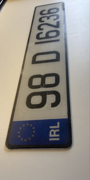 Tablica rejestracyjna - Irlandia
