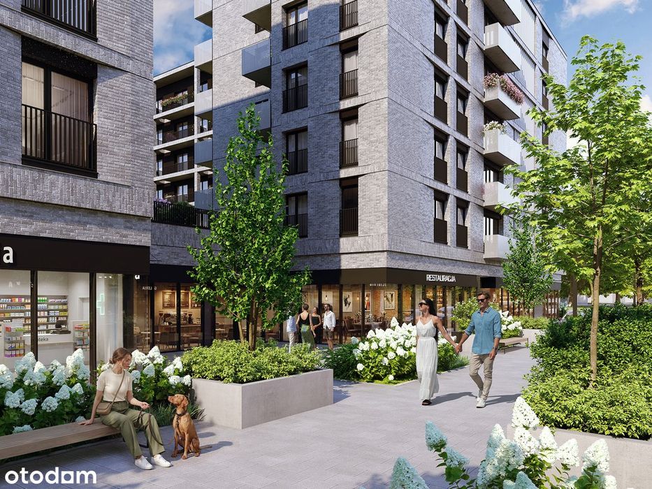 2-pokojowe mieszkanie 46m2 + balkon Bez Prowizji