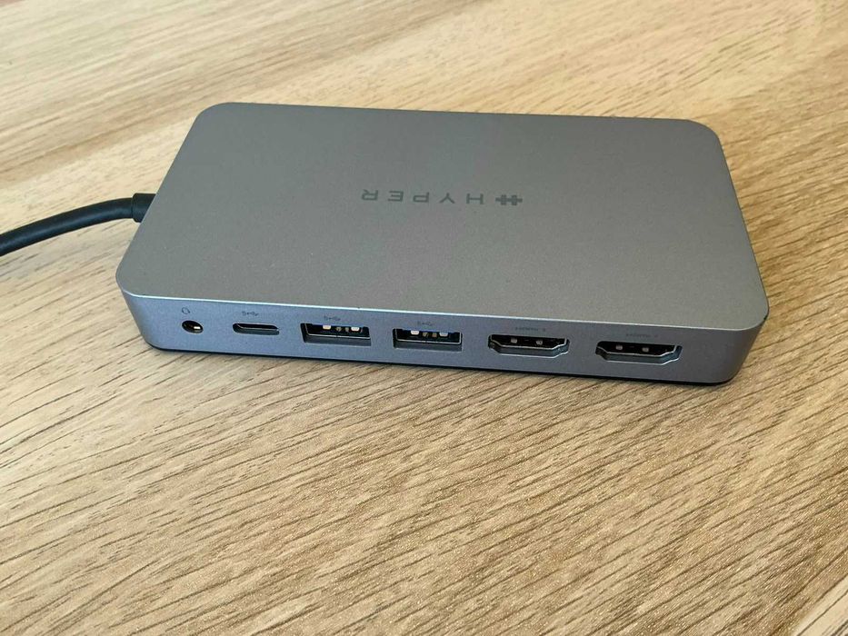 HyperDrive Dual HDMI 10-in-1 USB-C Hub Dock - HDM1H - MacBook