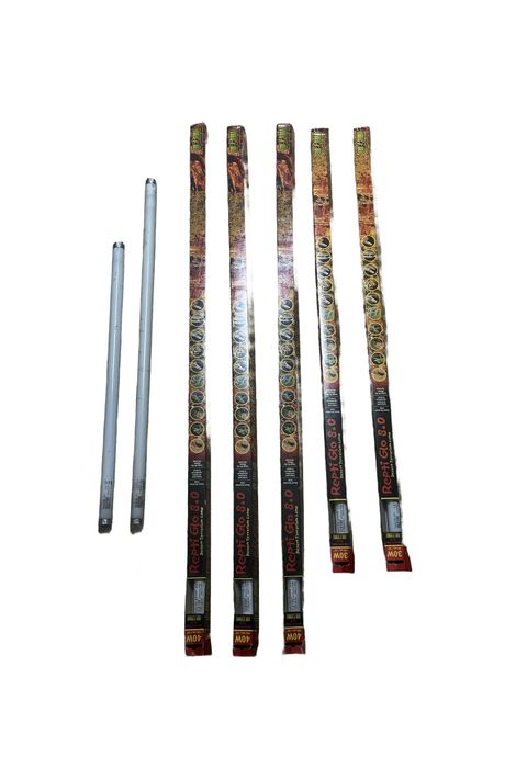 LOTE 7 lampadas UV EXOTERRA