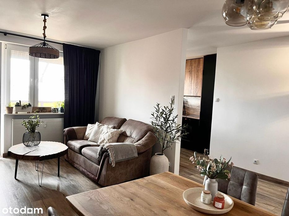 Przestronne 3 pokoje. 61m2 + 6m2