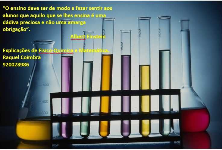 Explicações de Fisico-química e Matemática