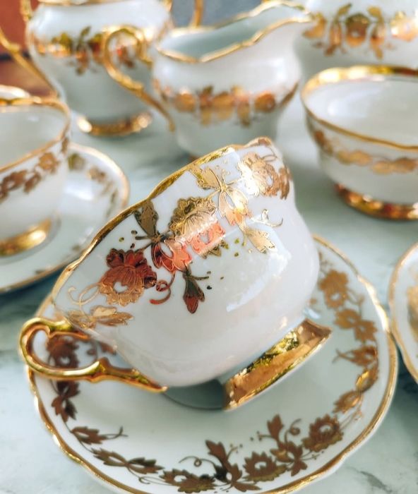 Тонкостінний сервіз "Б-55"(Золота нива) Клеймо 60років