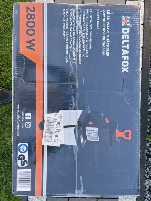 Rozdrabniacz do gałęzi 2800W Deltafox