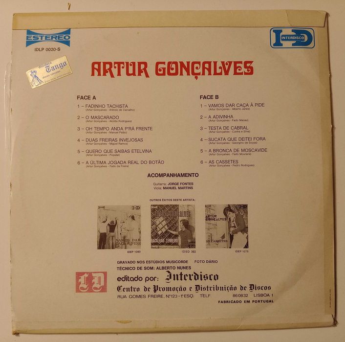 Artur Gonçalves  vinil