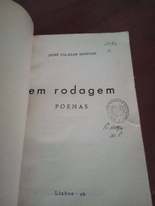 Jaime Salazar Sampaio - Em Rodagem  (1ª Edição)