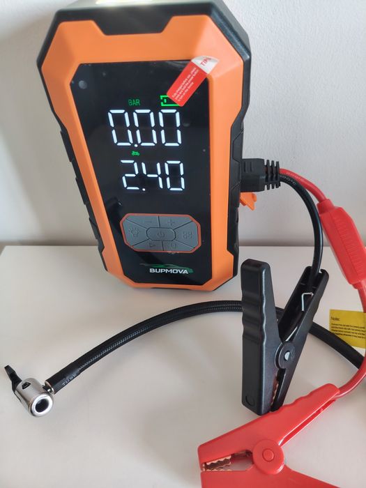 Booster com Compressor de Ar Bupmova N5 - 8000A / 92.5 Wh
