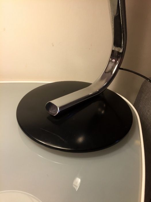 Candeeiro de secretária FASE modelo 520 em cromado e preto anos 60