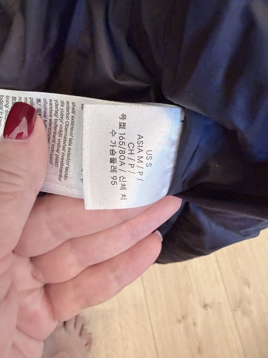Calvin Klein Jeans długa kurtka puchowa zimowa z kapturem S