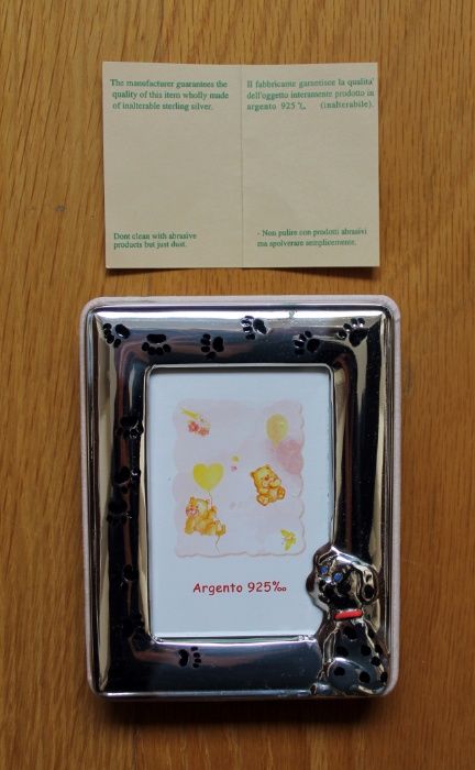 Passe-Partout criança em prata 925 da Emporio Argento (NOVA SEM USO)