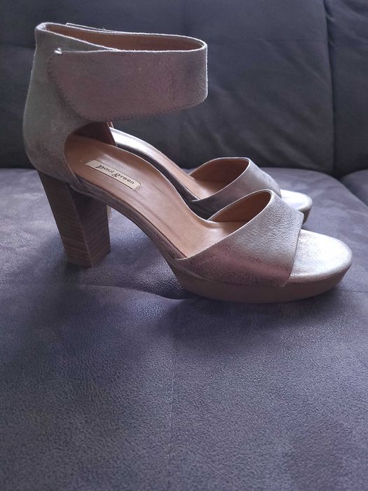 зручні сандалі на високих підборах charlene від paul green р. 39/40