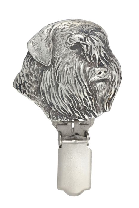 Bouvier clipring posrebrzany w pudełku Art-Dog
