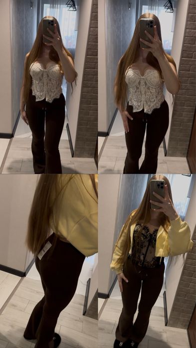 S штани zara кльош, зара облягаючі штани, обтислі штани, оригінальні штани зара, zara flare pants, рожеві чорні шоколадні коричневі штани