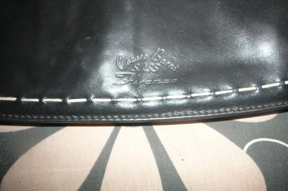 Torebka skórzana naturalna skóra - pasek parciany szeroki