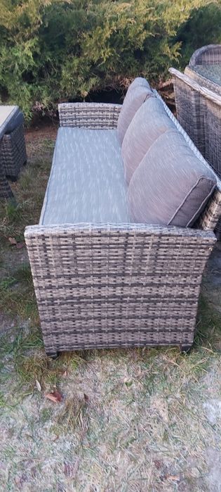 Zestaw ogrodowy rattanowy ratan balkon altanka ogród taras