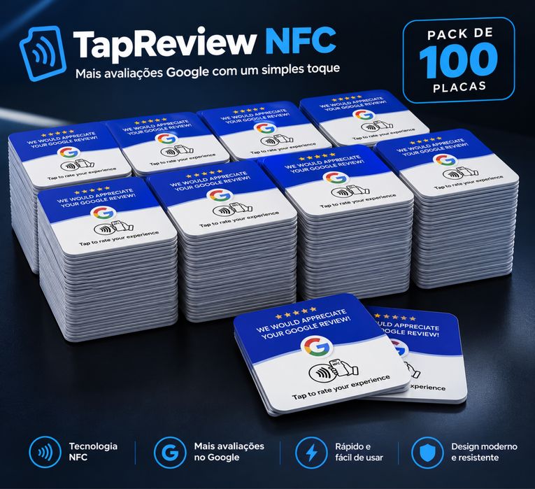 100 placas nfc google
