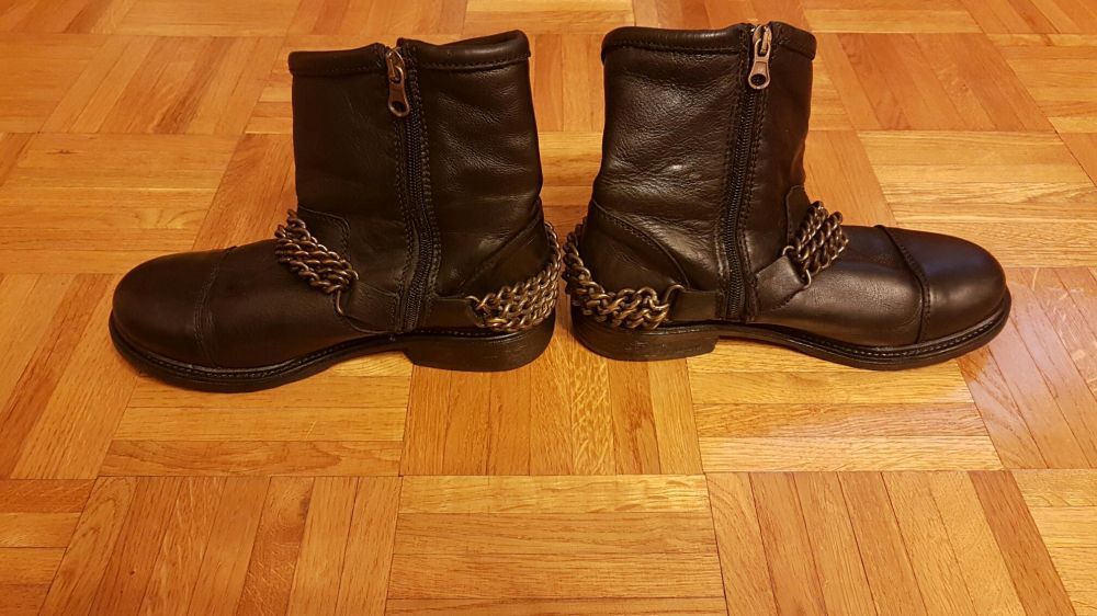 Buty BRONX nr 36 czarne skóra orginalne