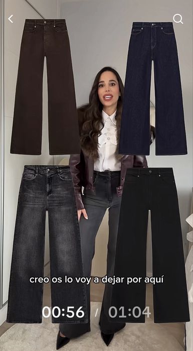 Джинсы Zara wide leg, 38 размер, новые