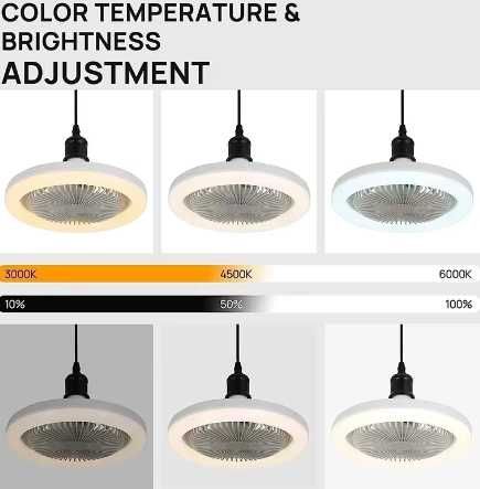 Умный потолочный вентилятор 3 в 1 с пультом дистанционного управления