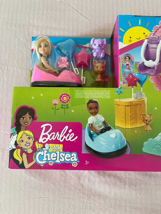 Barbie Club Chelsea parque de diversões e roda gigante, novo na caixa