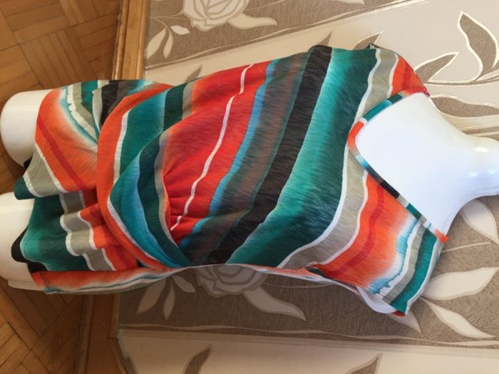 Dzianinowa bluzka w paski Top-Bis