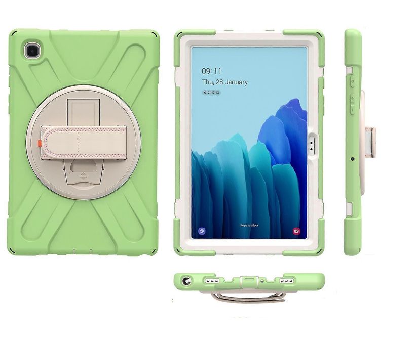 Etui do Galaxy Tab S7 12,4" z Podstawką i Paskiem na Ramię Zielone