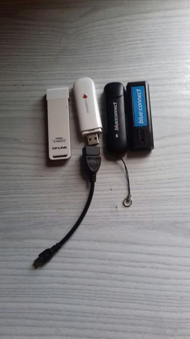 Modemy wifi i na karte sim i przewód otg