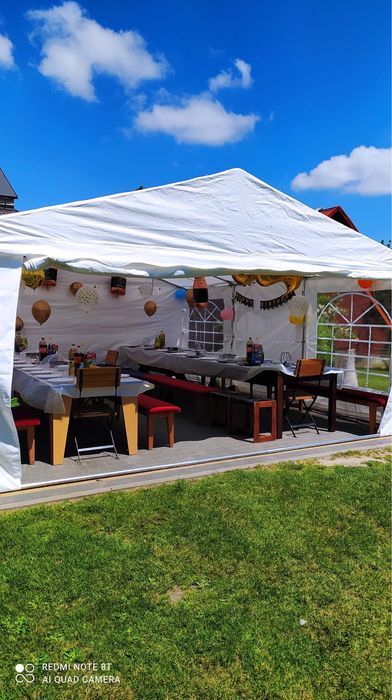 Namiot ogrodowy cateringowy 5x6 m - wynajem