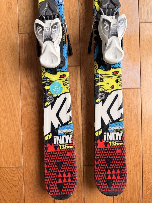 Narty dziecięce junior K2 Indy długość 136