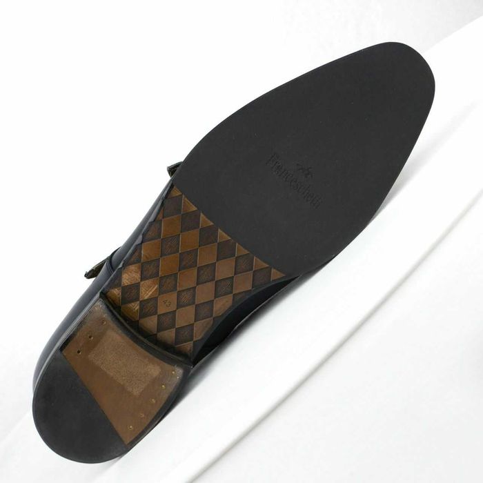 Leather shoes - monks FRANCESCHETTI (45) Italy