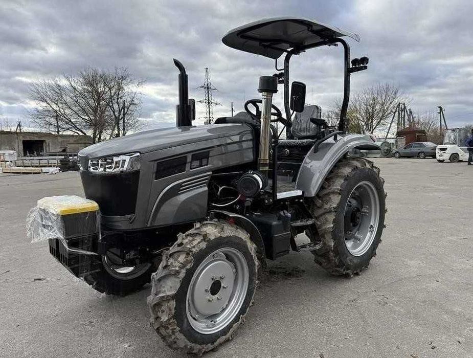 Трактор Scout TE-504 SR козирок, сірий мінітрактор