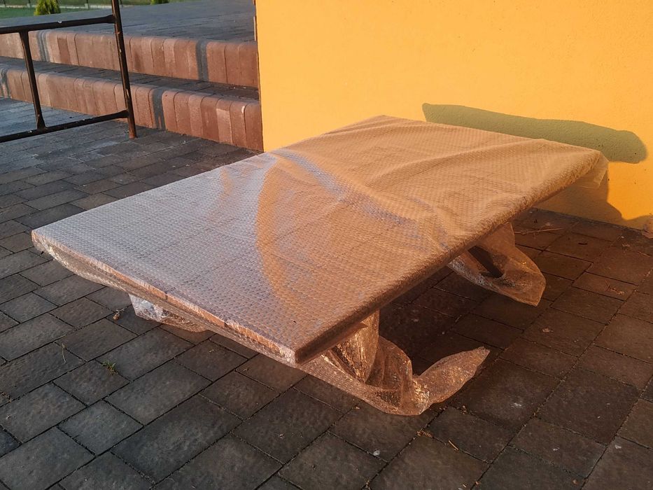 Stolik kawowy na taras ława ogrodowa Sorrento Wood Graphite