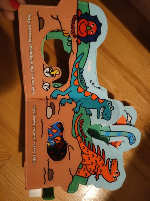 Miękka książeczka świat dinozaurów