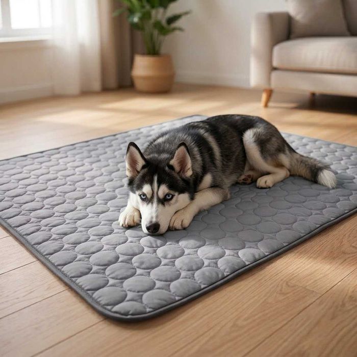 Mata chłodząca dla psa DUŻA XL 100x75 cm na fotel legowisko do samochodu