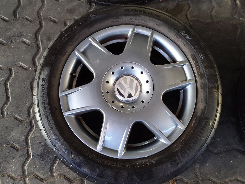 Jantes Vw R16 Com Pneus 205/55 Furação 5X100