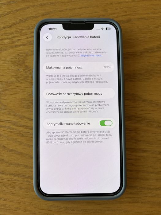 Iphone 13 128 GB, etui+ słuchawki
