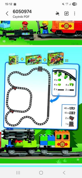 Duplo mega zestaw 10506/507/508 domek lotnisko straż