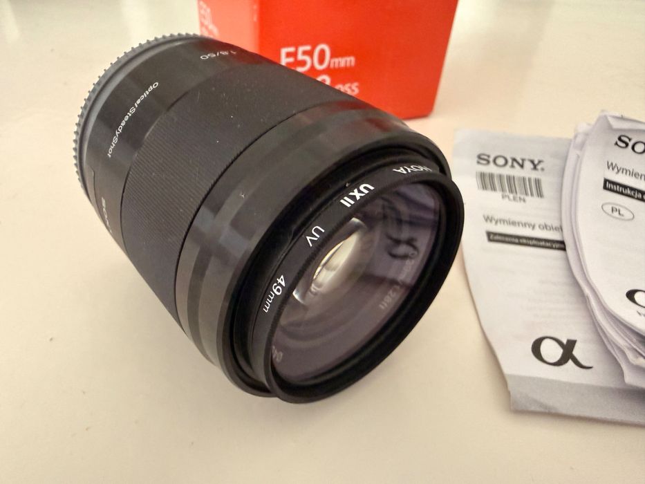 Obiektyw SONY E 50 F1,8 OSS