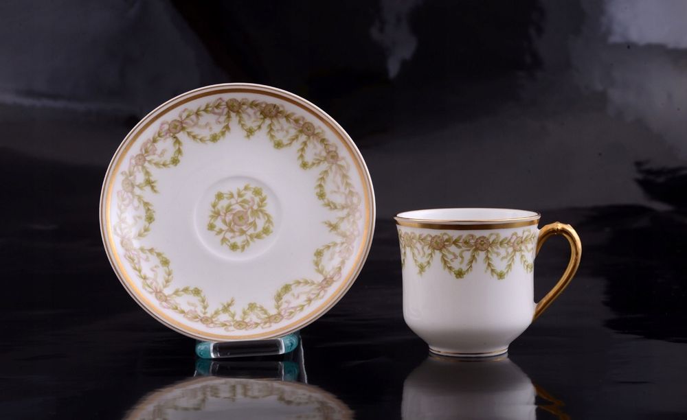 FILIŻANKA do kawy  LIMOGES HAVILAND & Co  Francja secesja XIX/XX w.