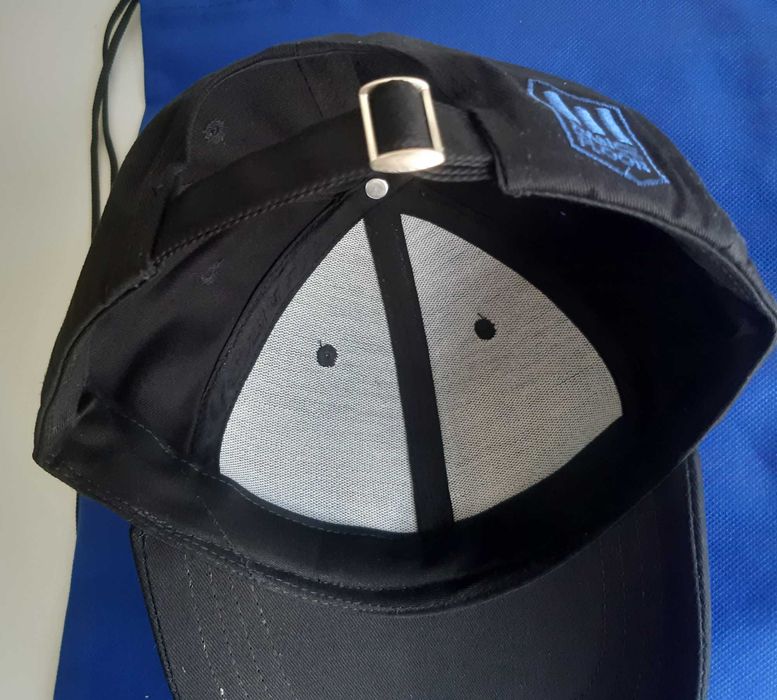 Boné Chapéu Cap Preto Azul + Saco Mochila Novos Dance Floor