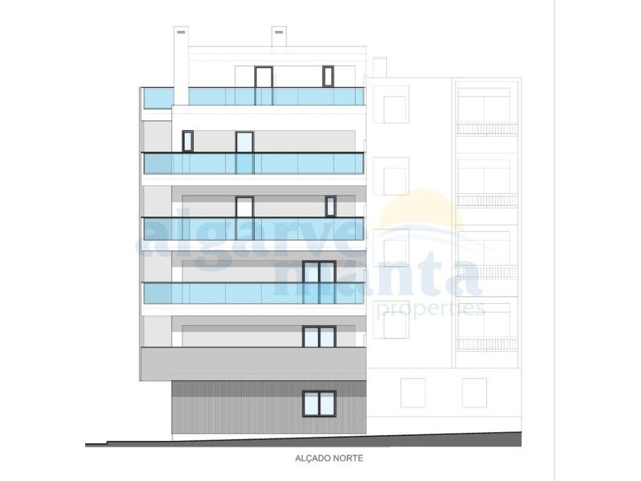 Apartamento T1+1 em construção - 2ª linha da Praia de Monte Gordo