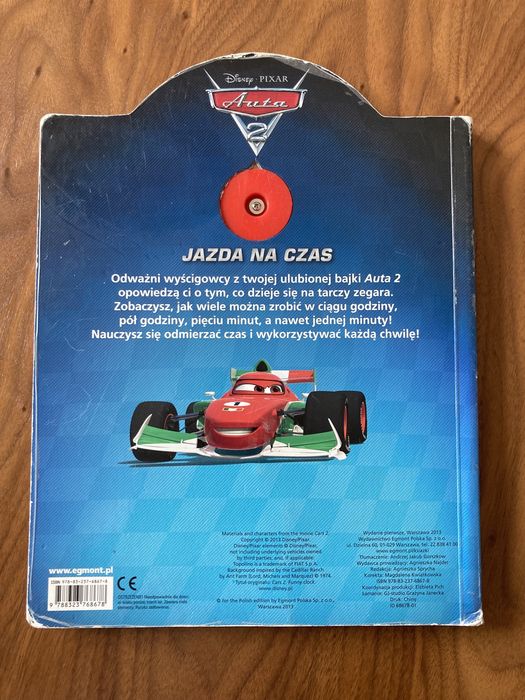 Książka Auta zegar nauka godzin