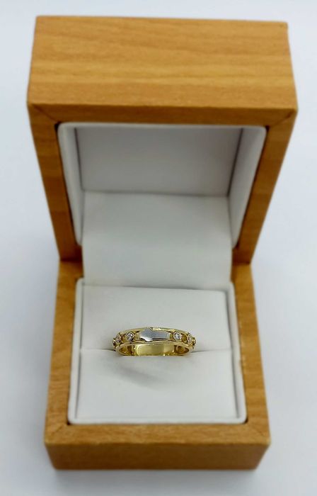 Złoty różaniec, cyrkonie, p.585, r.20