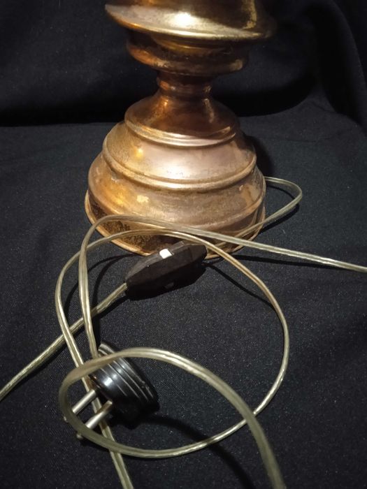 Candeeiro antigo a funcionar