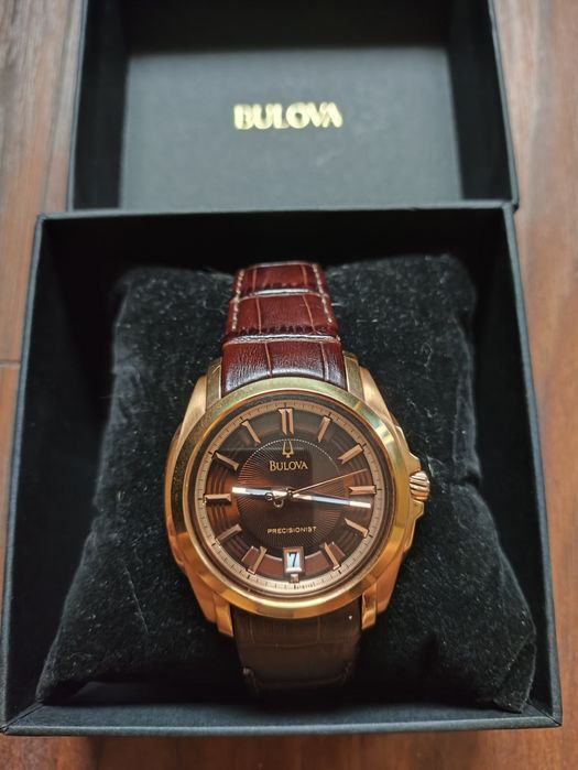 Zegarek męski Bulova Precisionist 97b110 - Stan idealny, płynąca sekunda