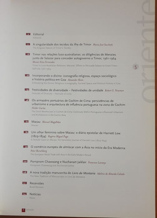Revista Oriente n⁰ 5