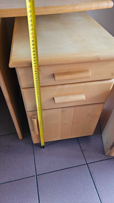 Biurko drewno + płyta PRZECENA