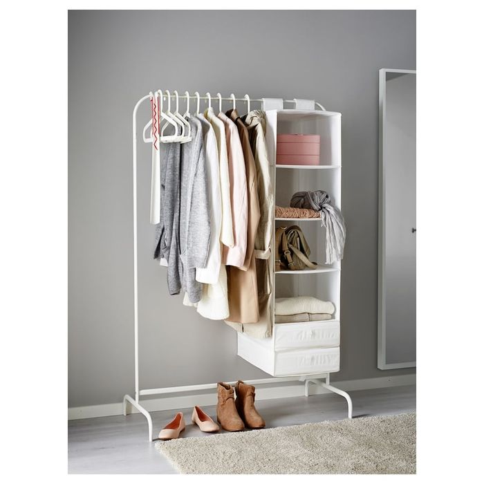 MULIG Suporte p/cabides, branco