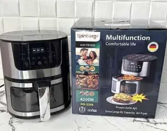 Аерогриль Rainberg rb-2268 на 8л без олії мільтипіч аэрофритюрница
