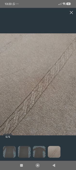 Vestido castanho de outono/inverno